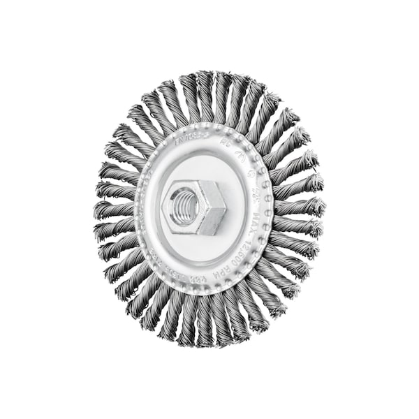Pferd 4-1/2" Stringer Bead Wheel - .020 CS Wire, 5/8-11 Thread 82194 - main